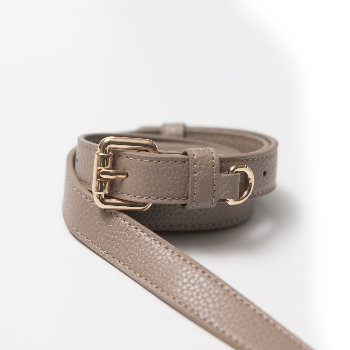 Taupe Leather Strap thick