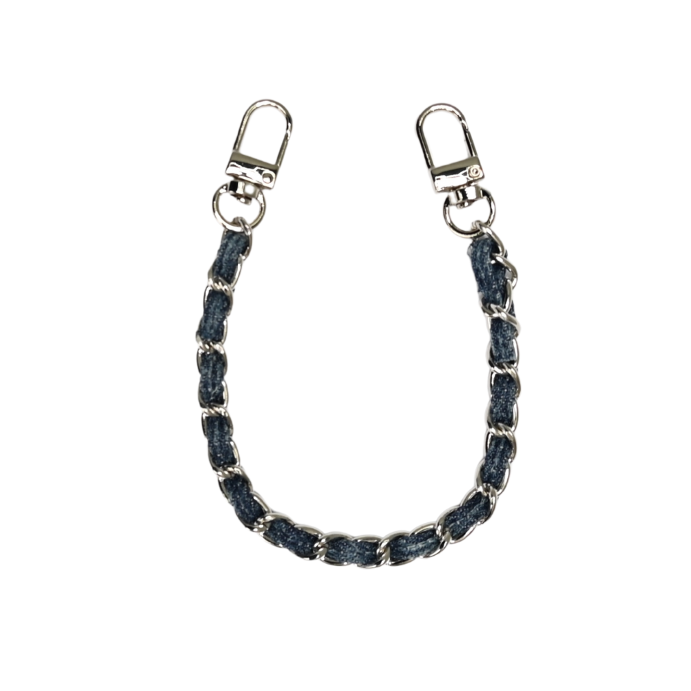 Denim is Love Silver Short Strap