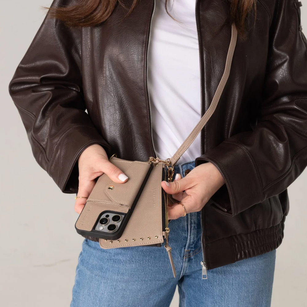 Taupe Wallet Bag